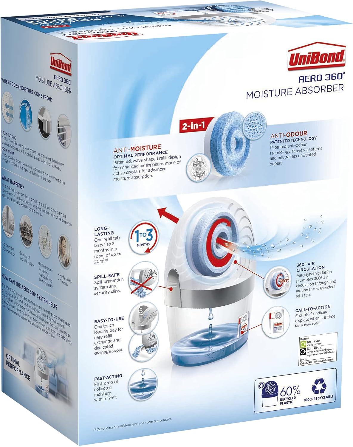 Thumbnail 2 de UniBond AERO 360º Moisture Absorber 450g