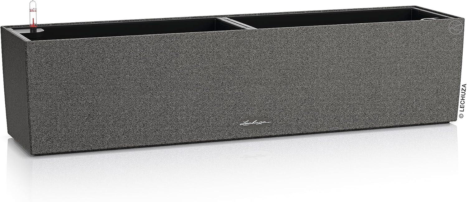 LECHUZA Balconera Stone 80 grafite nera