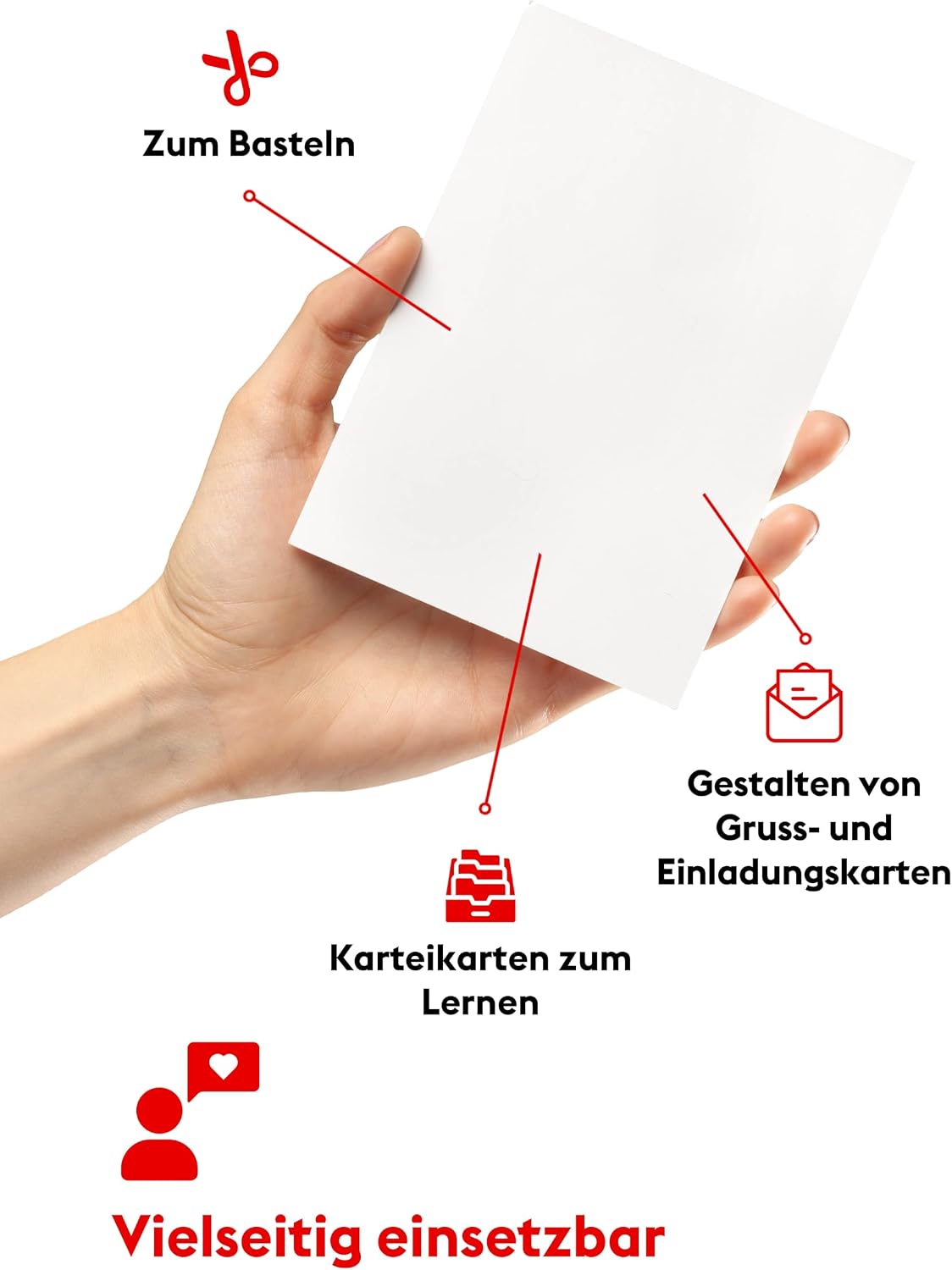 Thumbnail 4 de Blanko Postkarten DIN A6 100 Stück