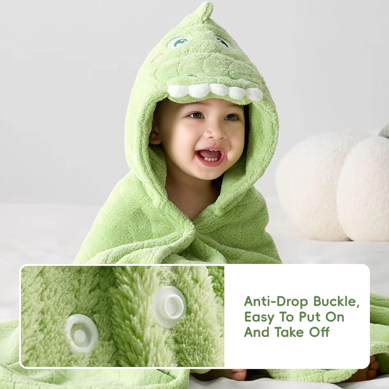 Thumbnail 2 de HAGOT Hooded Baby Towel 120x84cm: Soft, Absorbent and Practical Bath Towel for Newborns to Toddlers
