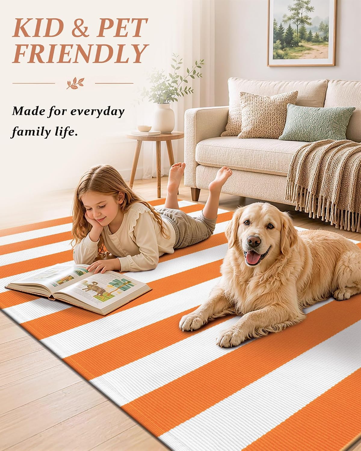 Detalle 2 de Grandaily Outdoor Rug, 3' x 5