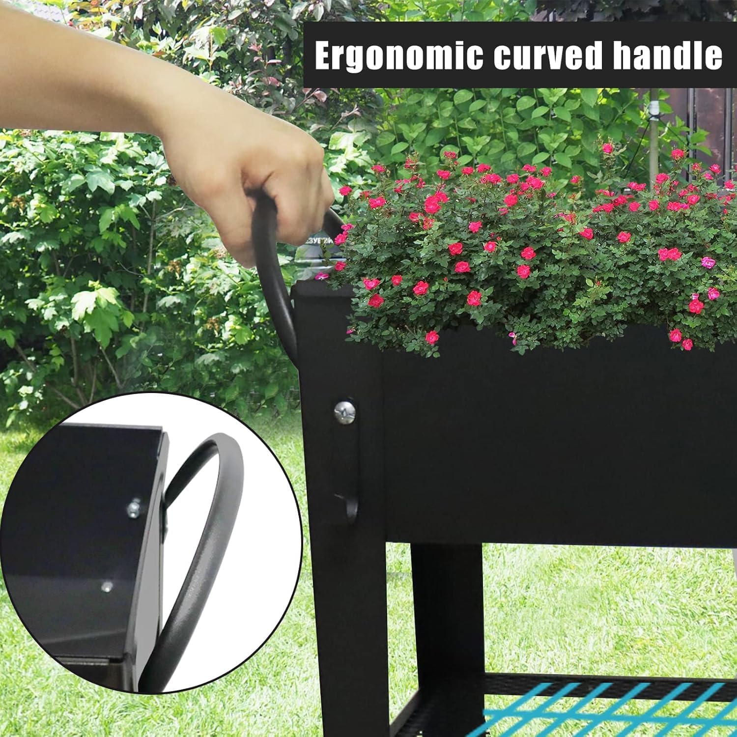 Thumbnail 6 de Raised Garden Bed 101x28x80 cm