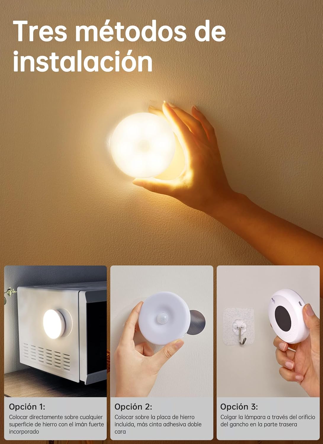 Thumbnail 5 de Homelist Luz Nocturna LED con Sensor de Movimiento, 6 Pack
