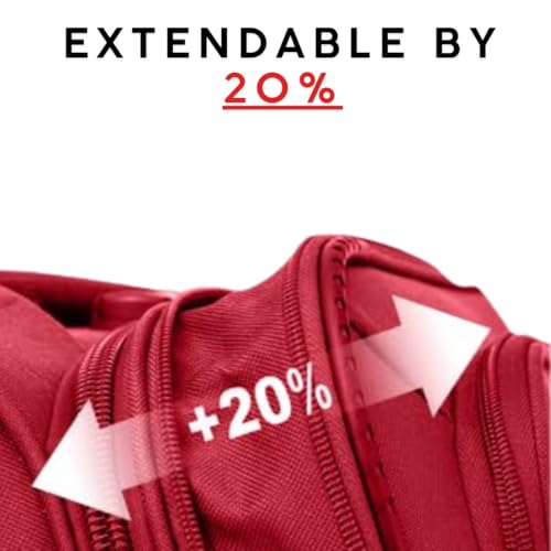 Detalle 2 de FLYMAX 29" Large Suitcase: Lightweight 90L on Wheels, Red