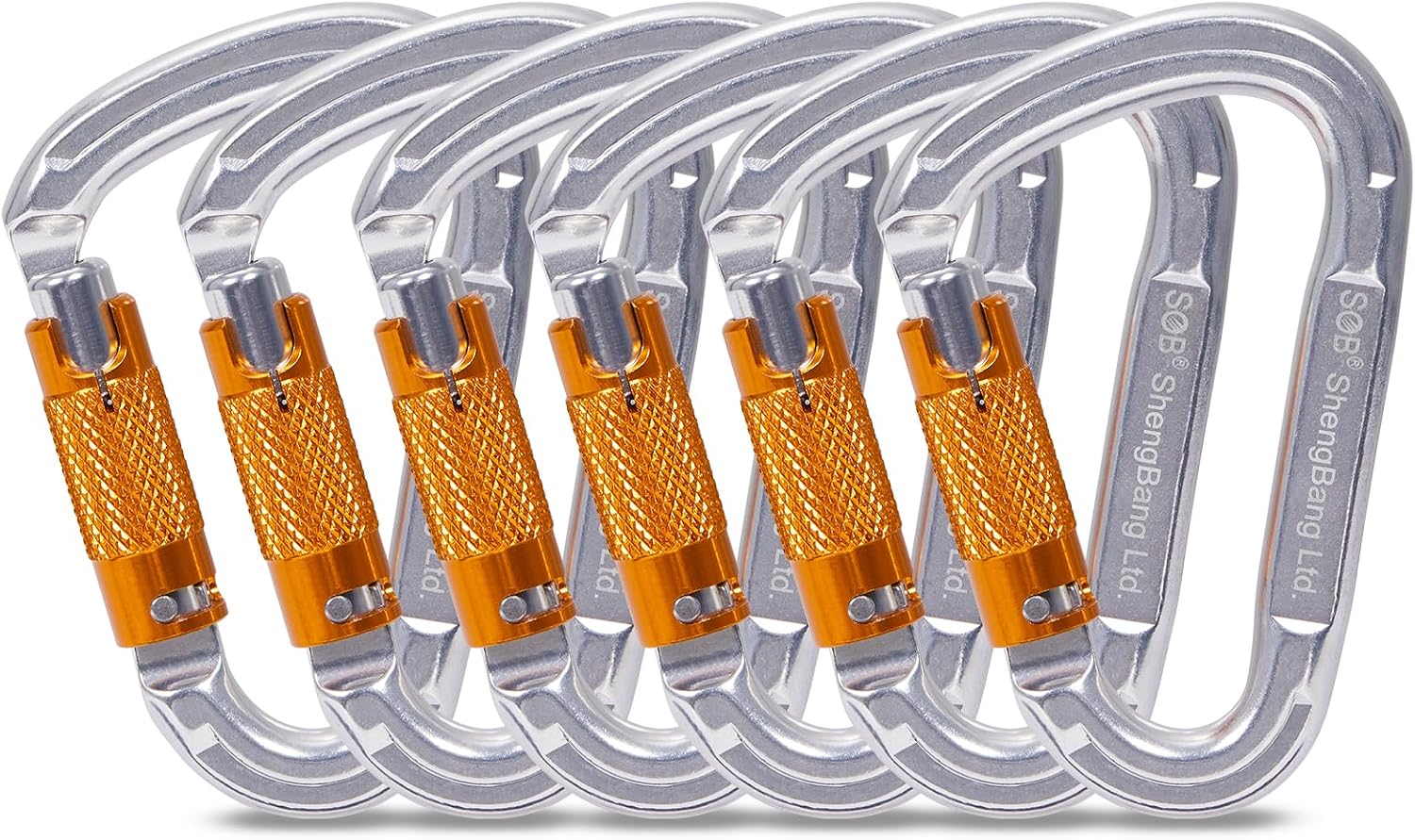 Thumbnail 6 de Locking Climbing Carabiner, 8mm Screw Gate
