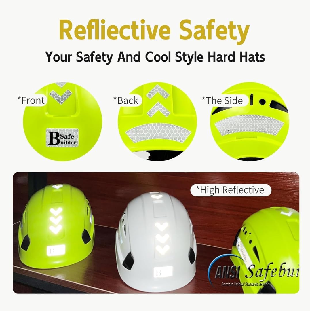 Detalle de HaoYiShang safety helmet with visor 53-63cm