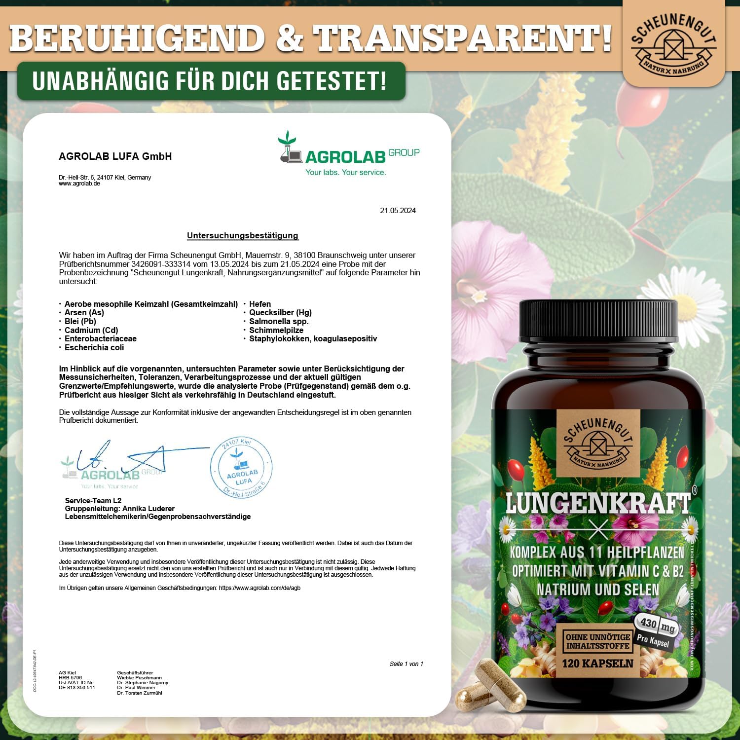 Thumbnail 5 de LUNGENKRAFT® Lungenkraut Kapseln 120 Stk