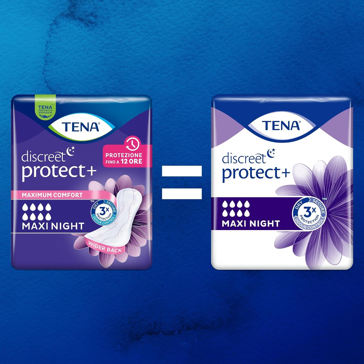 Detalle de TENA Discreet Maxi Night per perdite urinarie