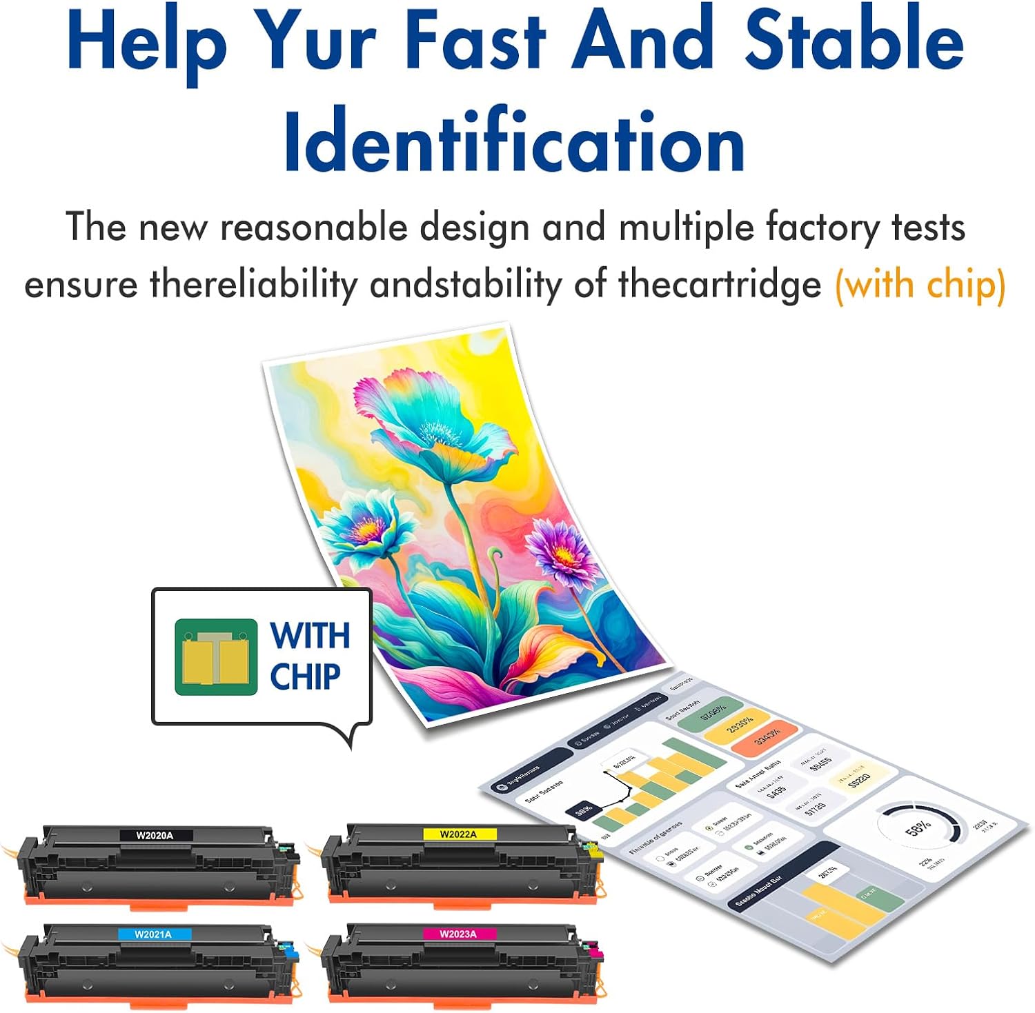 Thumbnail 3 de 414A Toner 4-Pack for M479fdw 2,400-page