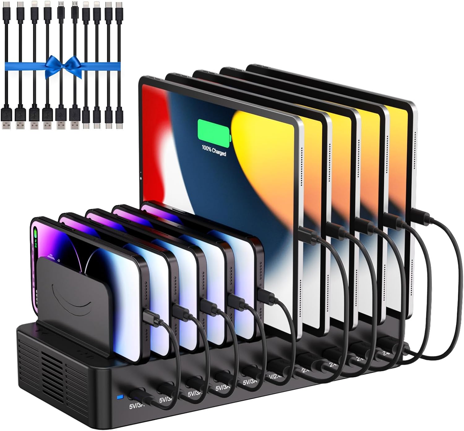 Detalle de 100W 10-Port USB Charging Station