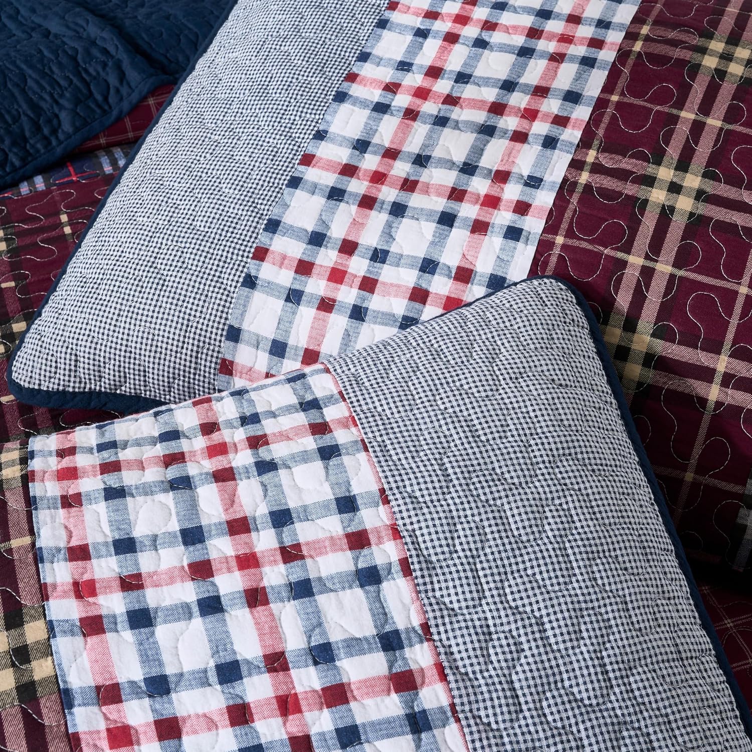 Detalle 2 de Chezmoi Collection quilt set, King