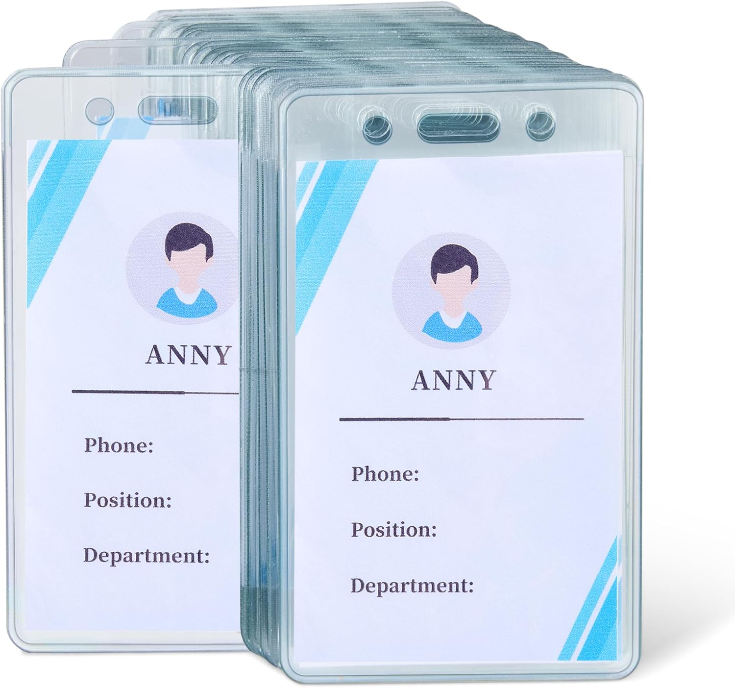 Amazon Basics ID Badge Holders 2.55" x 4.41"