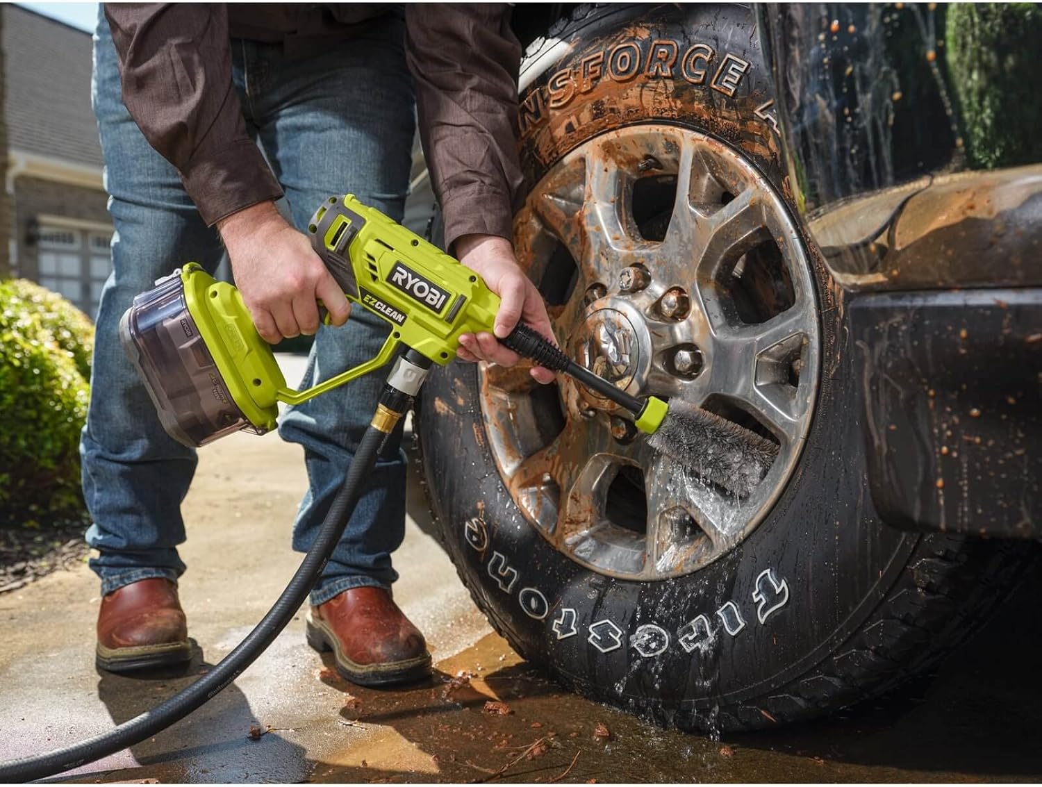 Detalle 1 de Ryobi Spazzola Cerchio Speciale 18V