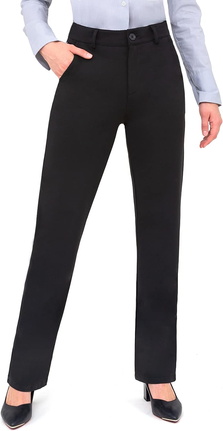 Detalle de Bamans Dress Pants High Waisted 13 Inseams