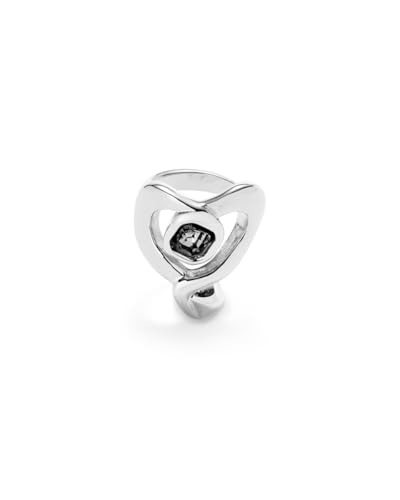 Detalle de Anillo UNO de 50 - Ser Expresiva, Plata 925, Negro, Talla 12