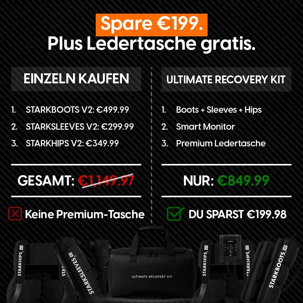 Thumbnail 6 de STARKBOOTS® V2 Ultimate Recovery Kit – Komplettes Kompressionssystem, Größe M