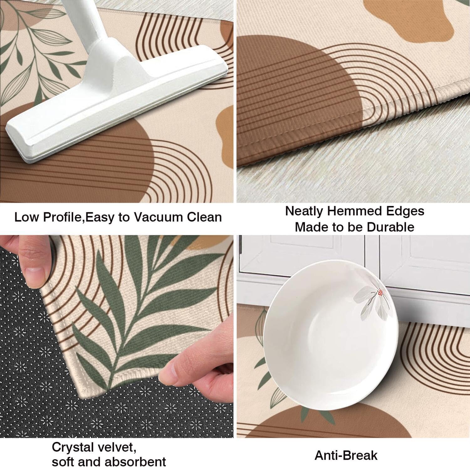 Thumbnail 5 de Kitchen Rugs, 17 x 30 + 17 x 47 Inch