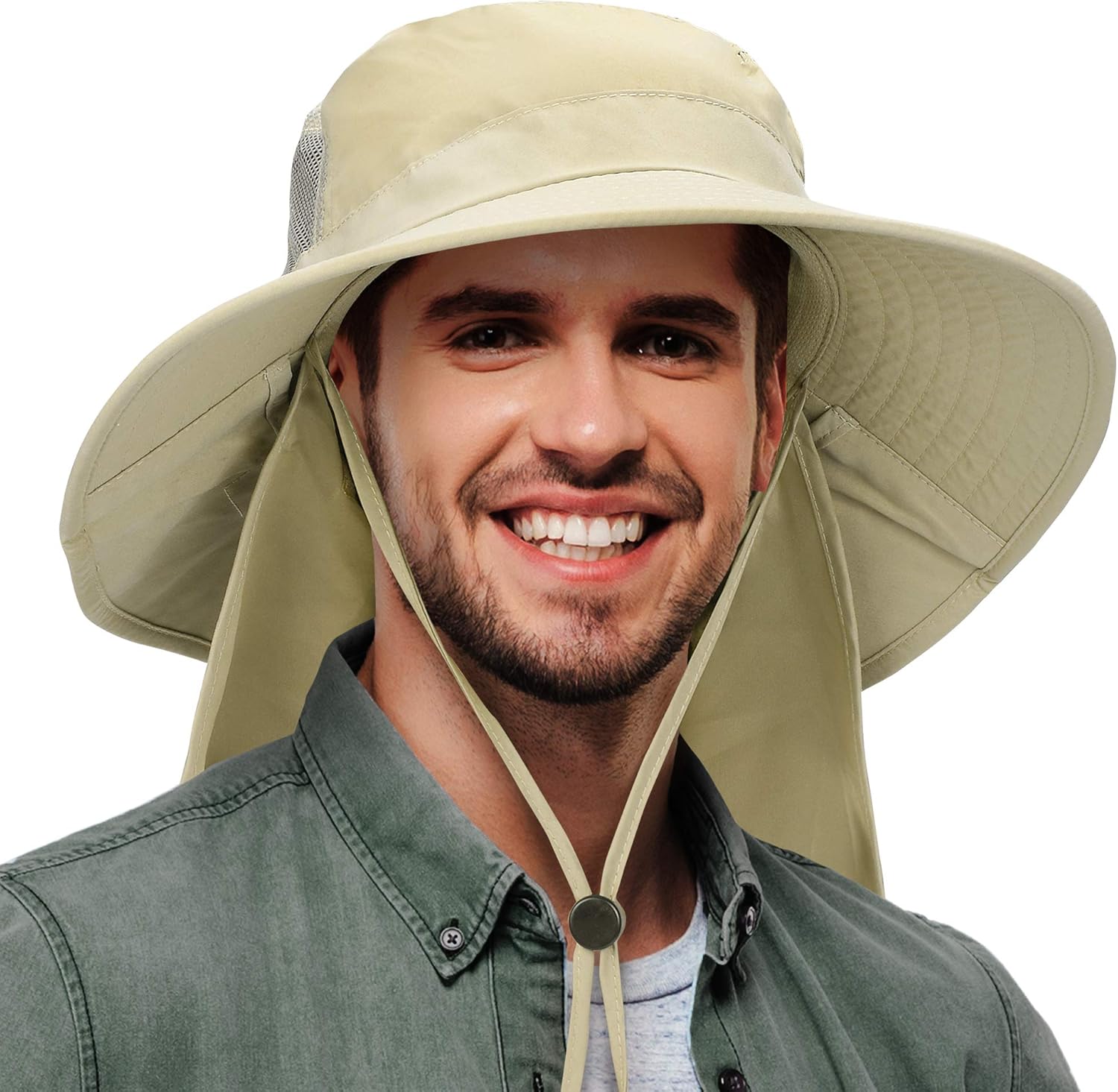 Thumbnail 6 de Kato Tirrinia Outdoor Sonnenhut mit Kinnband – faltbarer Bucket Hut mit Nackenschutz UPF 50+