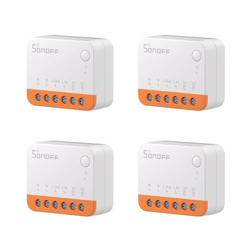 Detalle de SONOFF MINI R4 4PCS: interruttori WiFi 2-Way DIY, controllo remoto eWeLink