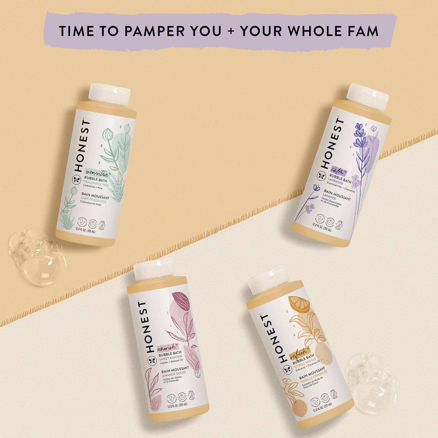 Thumbnail 6 de The Honest Company Foaming Bubble Bath 12 fl oz