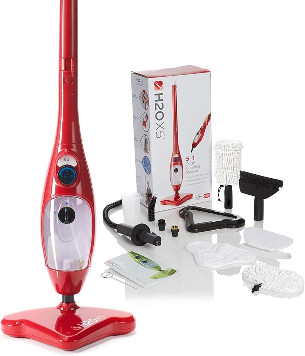 Thumbnail 1 de H2O X5 Steam Mop and Handheld Steam Cleaner – Multifunctional Cleaning System (Green)