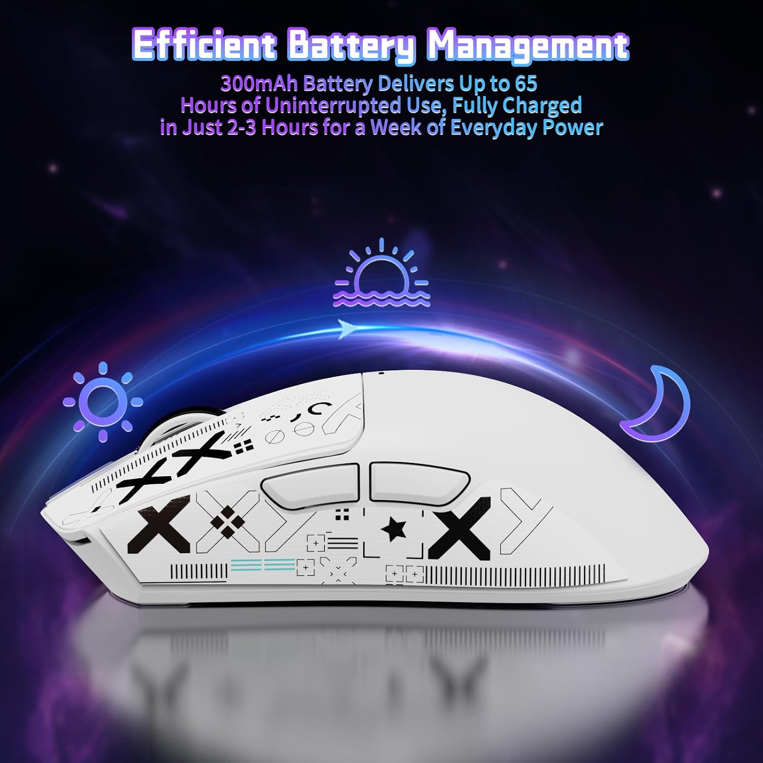 Thumbnail 6 de ATTACK SHARK X11 SE wireless gaming mouse (BT/2.4G/USB-C) with PAW3311 sensor and 65 hours battery