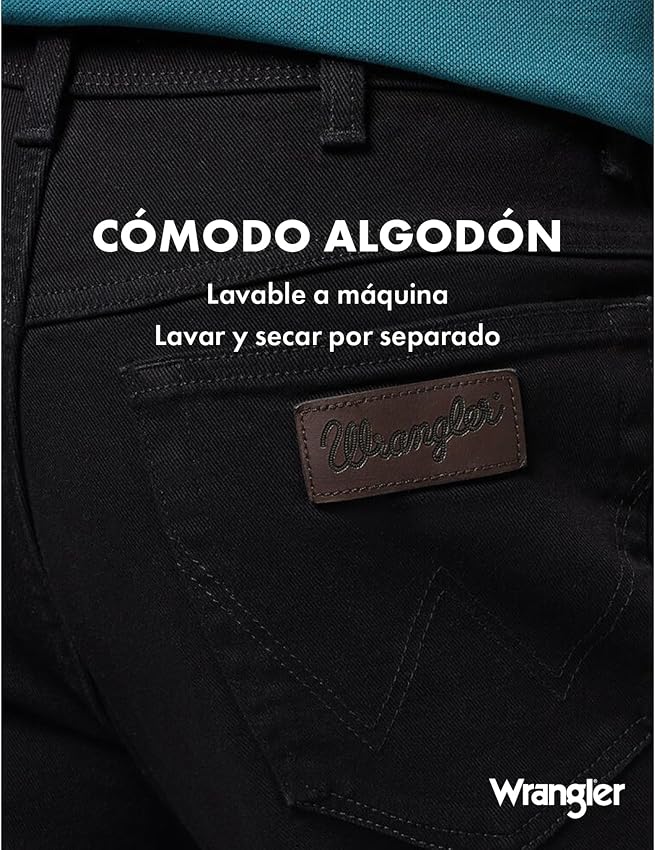 Thumbnail 4 de Wrangler Texas pantalones hombre 34W 34L negro