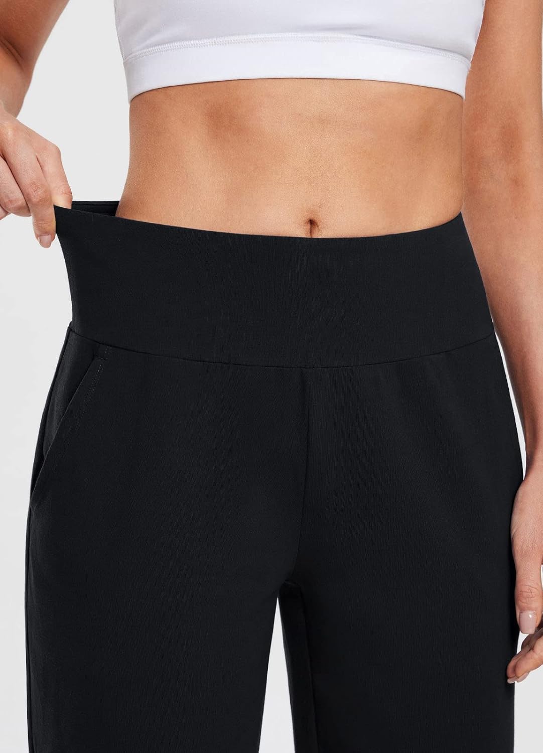 Thumbnail 2 de Baleaf Women's 12" Long Bermuda Shorts: High-Waisted, Knee-Length Cotton with Pockets