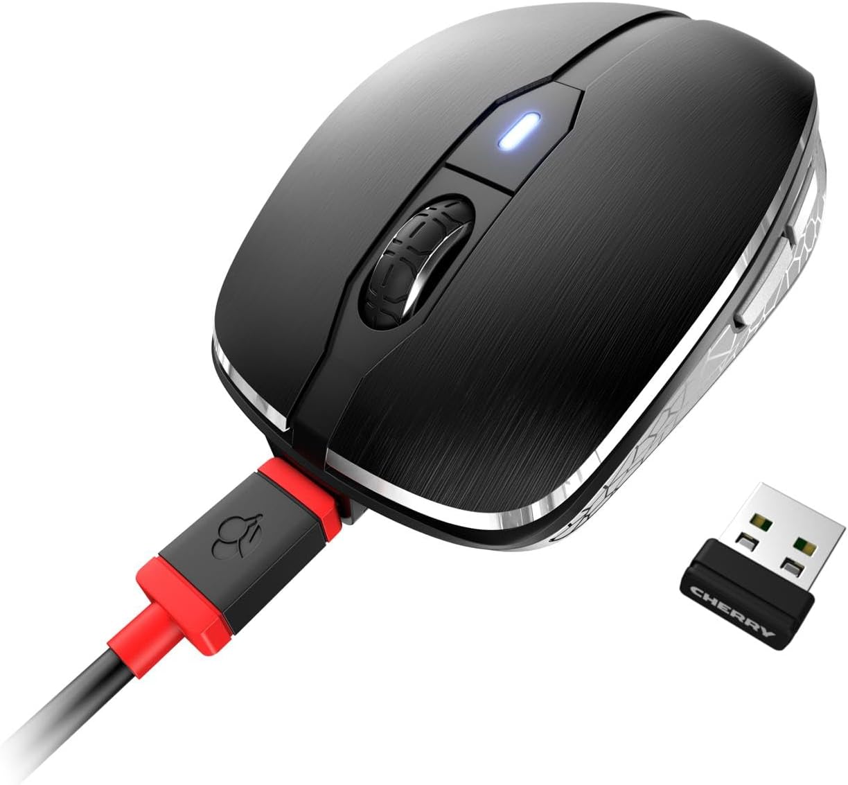 Detalle 2 de Cherry MW 8C Advanced, souris sans fil 3000 dpi