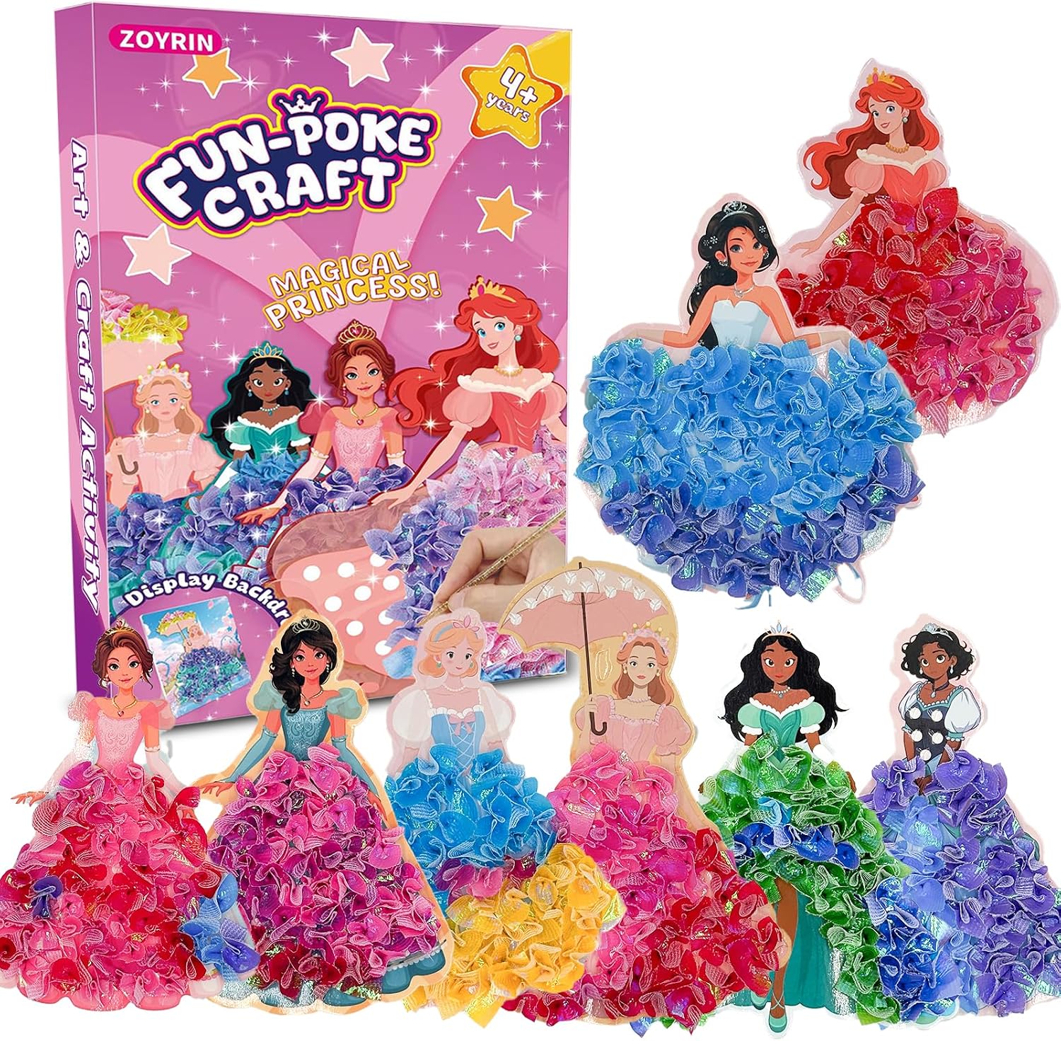 Detalle de Zoyrin Push-in Craft Kit 800 pieces 🎨