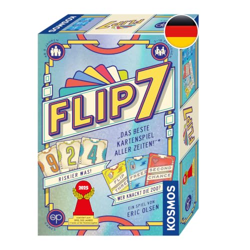 Detalle de Kosmos Flip 7 – Kartenspiel mit schnellem Black-Jack-Prinzip für großen Spielspaß
