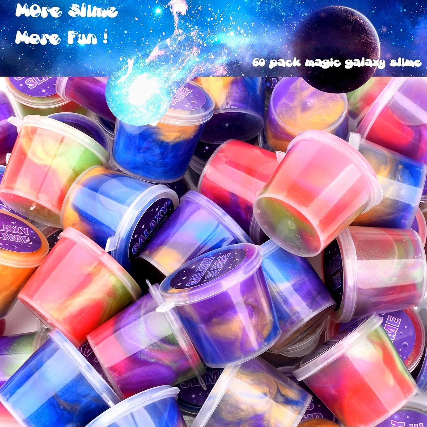 Thumbnail 5 de Galaxy Slime Kit 60 Pack 1 oz