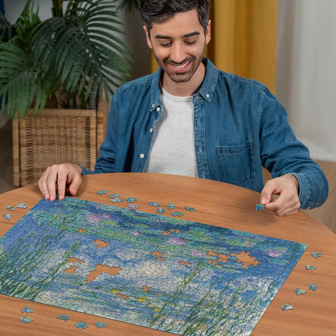 Detalle de Ravensburger Puzzle Arte Monet 1000 pezzi 70×50 cm 🧩