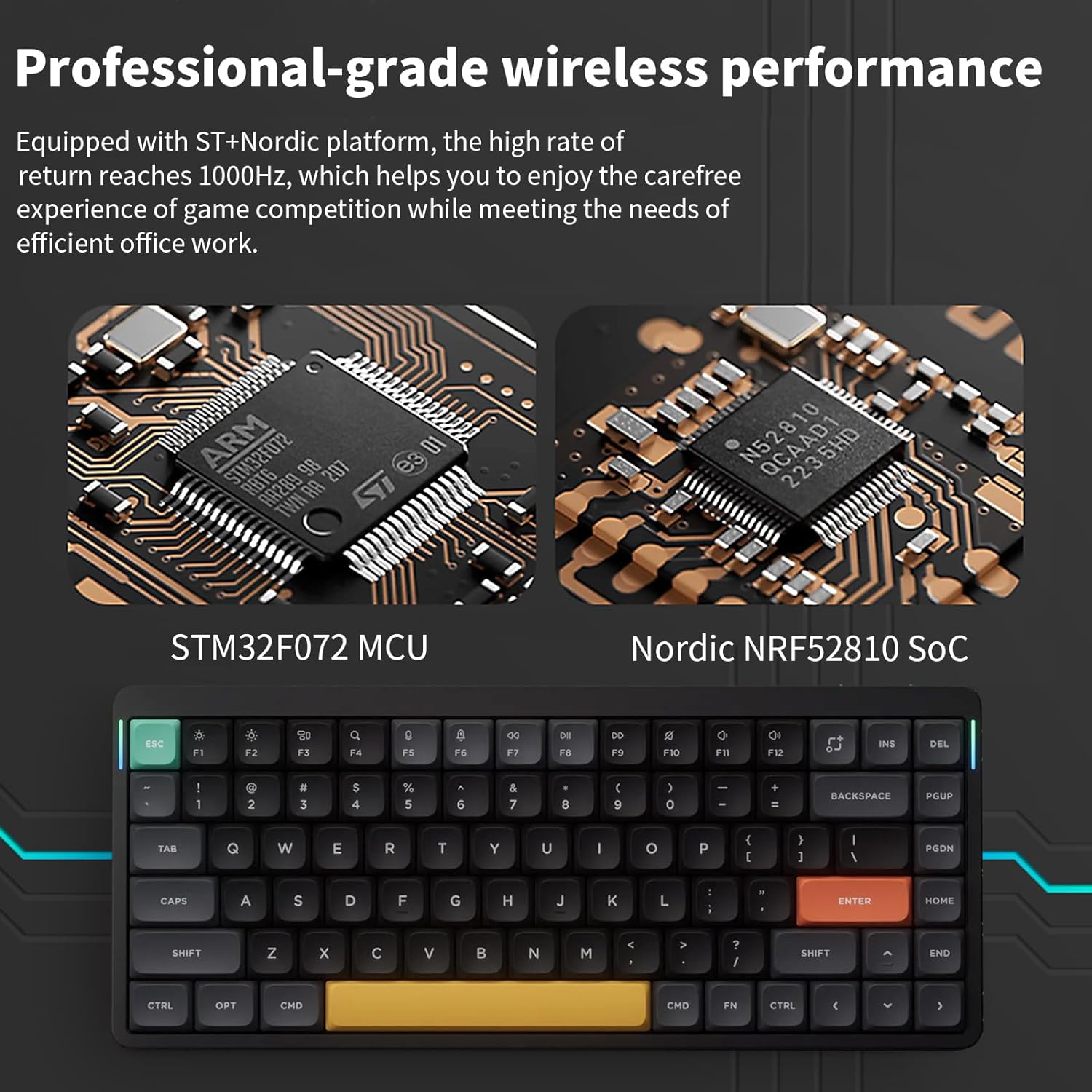 Detalle de NuPhy Air75 V2 Portable 75% Low Profile Mechanical Keyboard