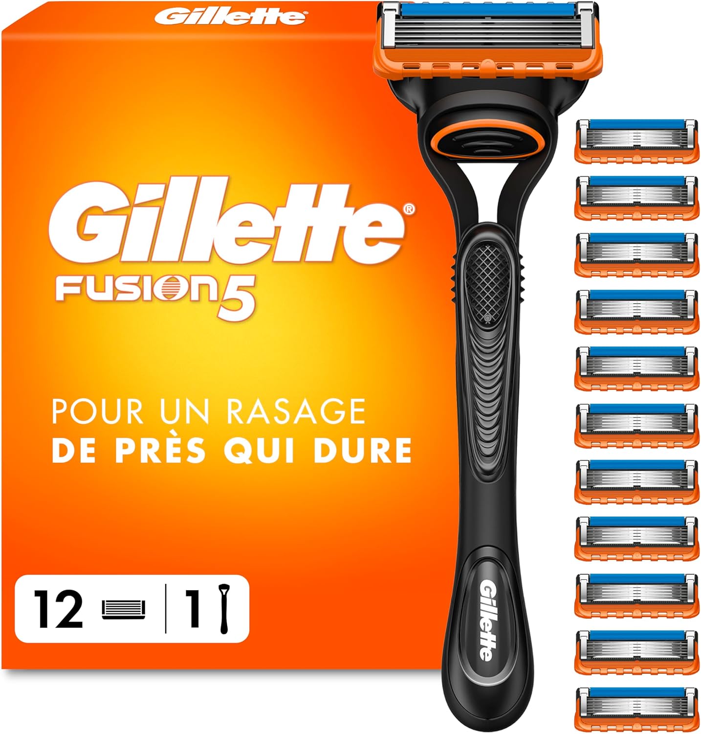 Detalle de Gillette Fusion5 Rasoir Homme Manche réutilisable