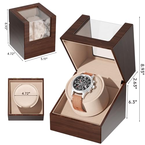 Thumbnail 6 de OCKLILY Automatic Single Watch Winder Box for Rolex and Other Watches