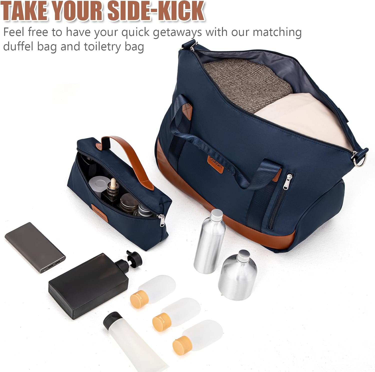 Thumbnail 6 de Cosbarn Luggage Sets 5-Piece with TSA Lock: Lightweight ABS Hardside Spinner Set in Dark Blue