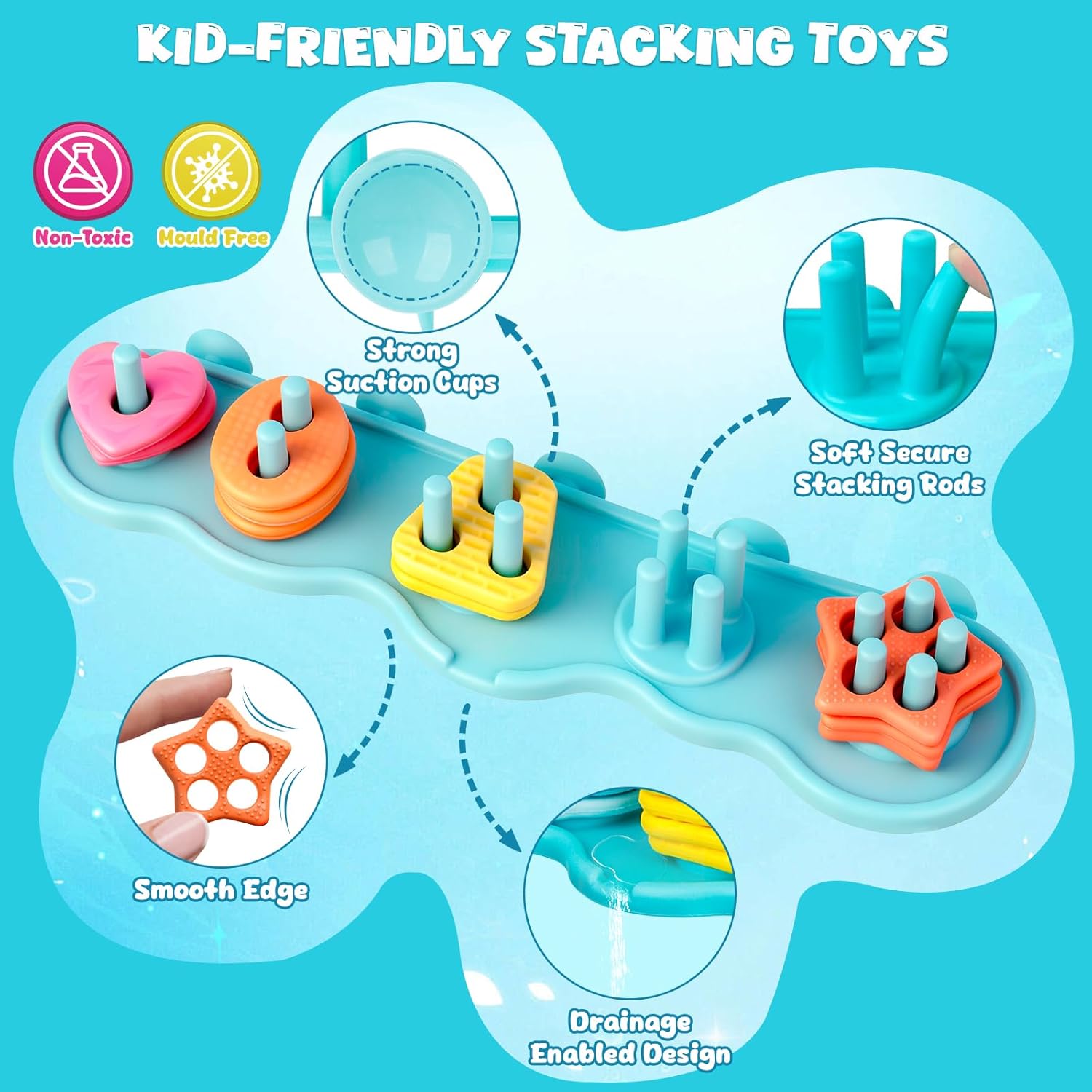 Thumbnail 2 de JoiTale Baby Bath Toys 20-piece set