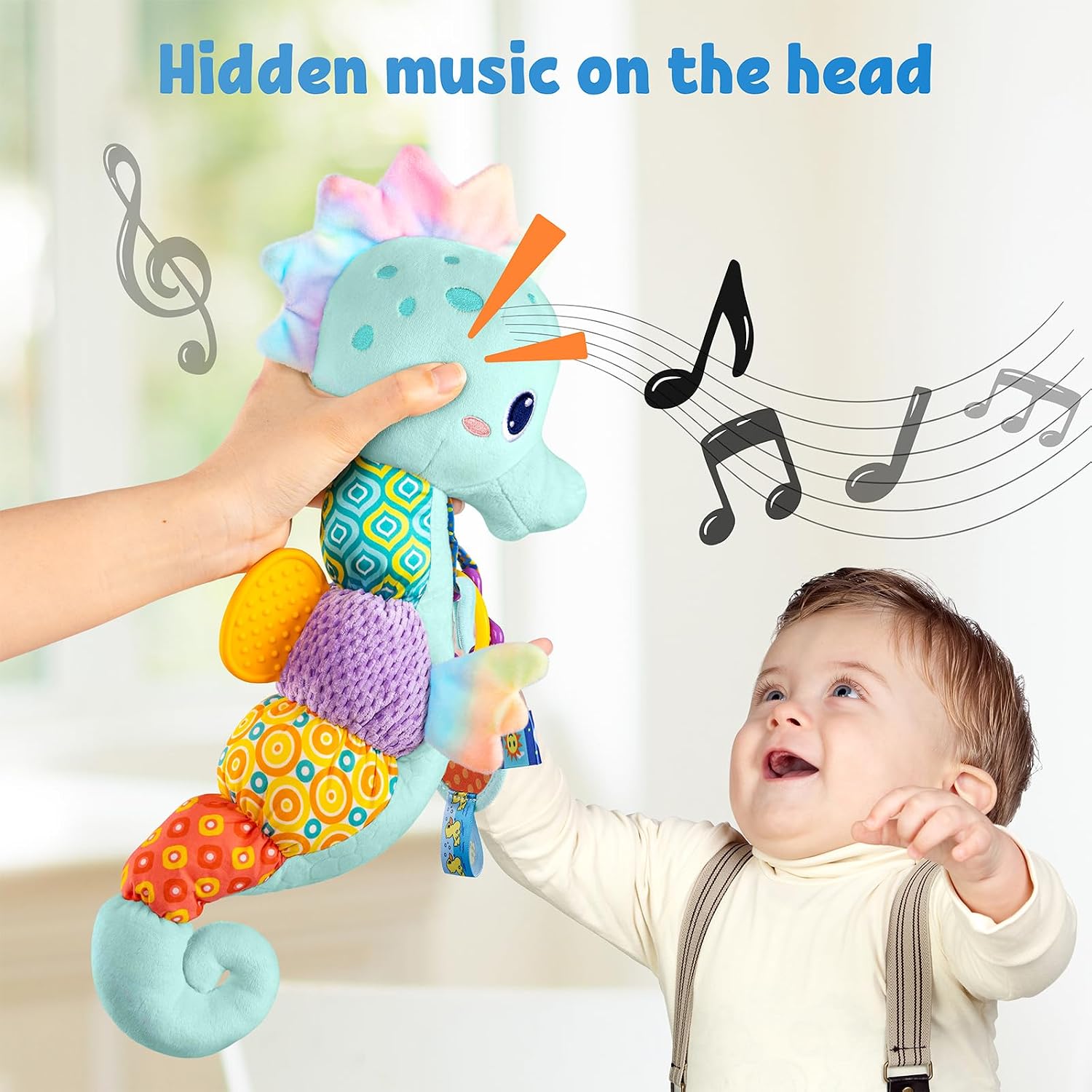 Detalle de LIGHTDESIRE Musical Plush Seahorse
