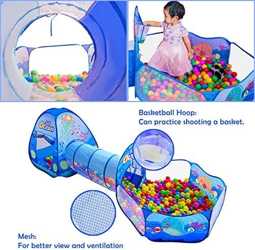 Thumbnail 2 de PigPigPen 3 in 1 Kids Play Tent with Tunnel