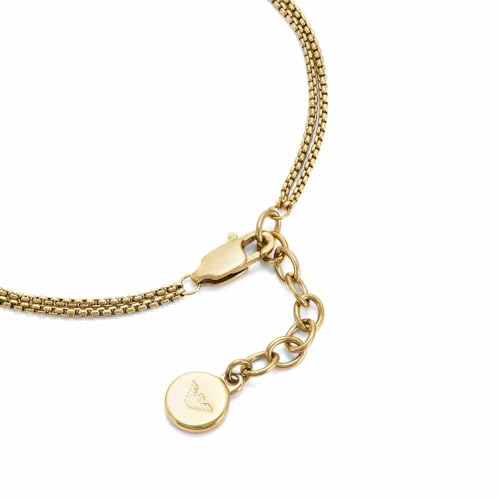 Thumbnail 2 de Emporio Armani Pulsera de mujer en acero inoxidable o latón con cierre de langosta en tono dorado