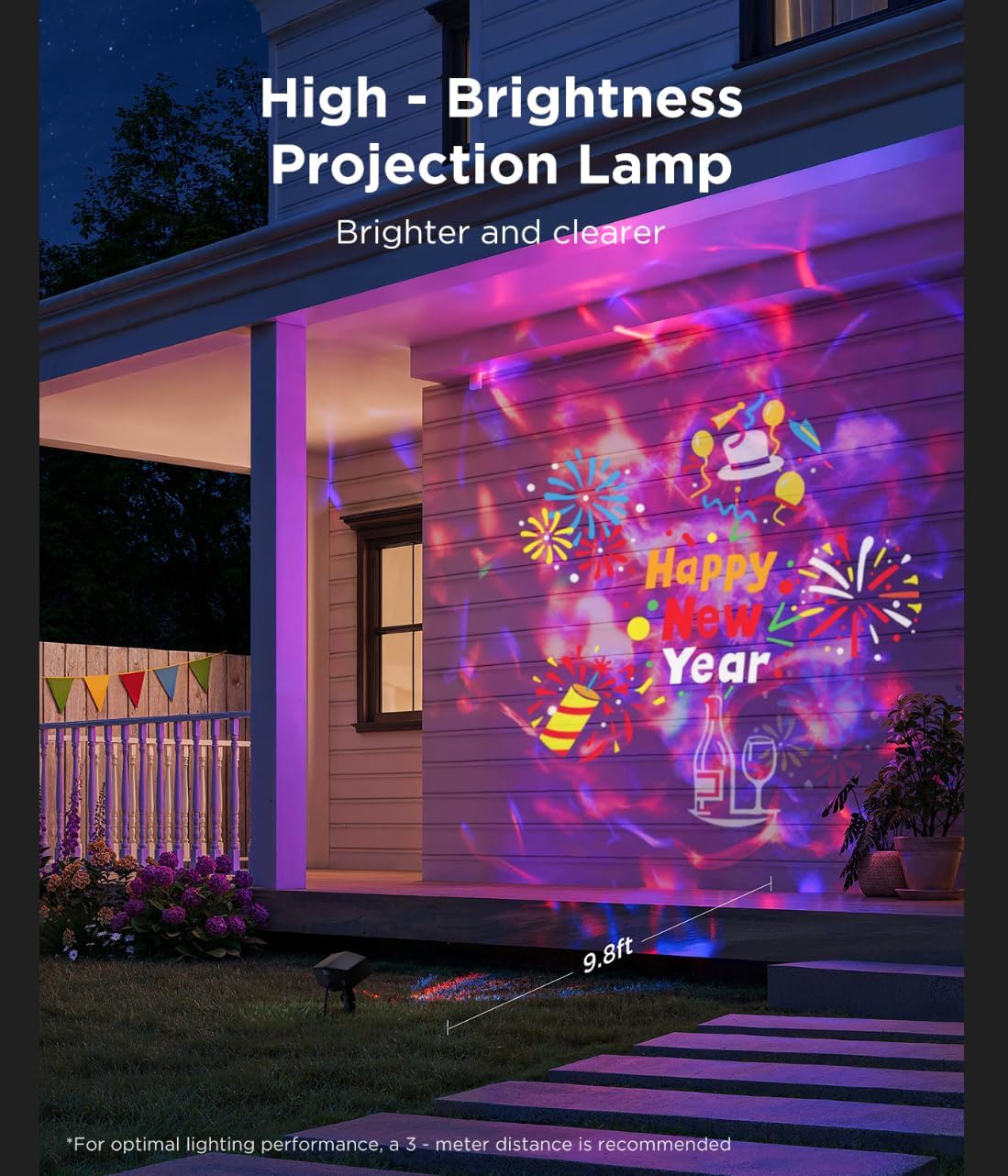 Detalle de Govee outdoor projector light, IP67