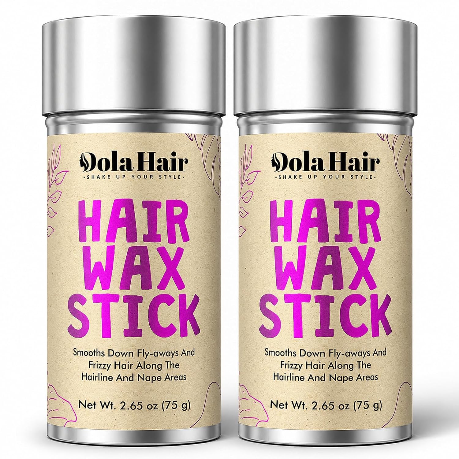Detalle de Dolahair Hair Wax Stick 2.7 Oz 2-Pack
