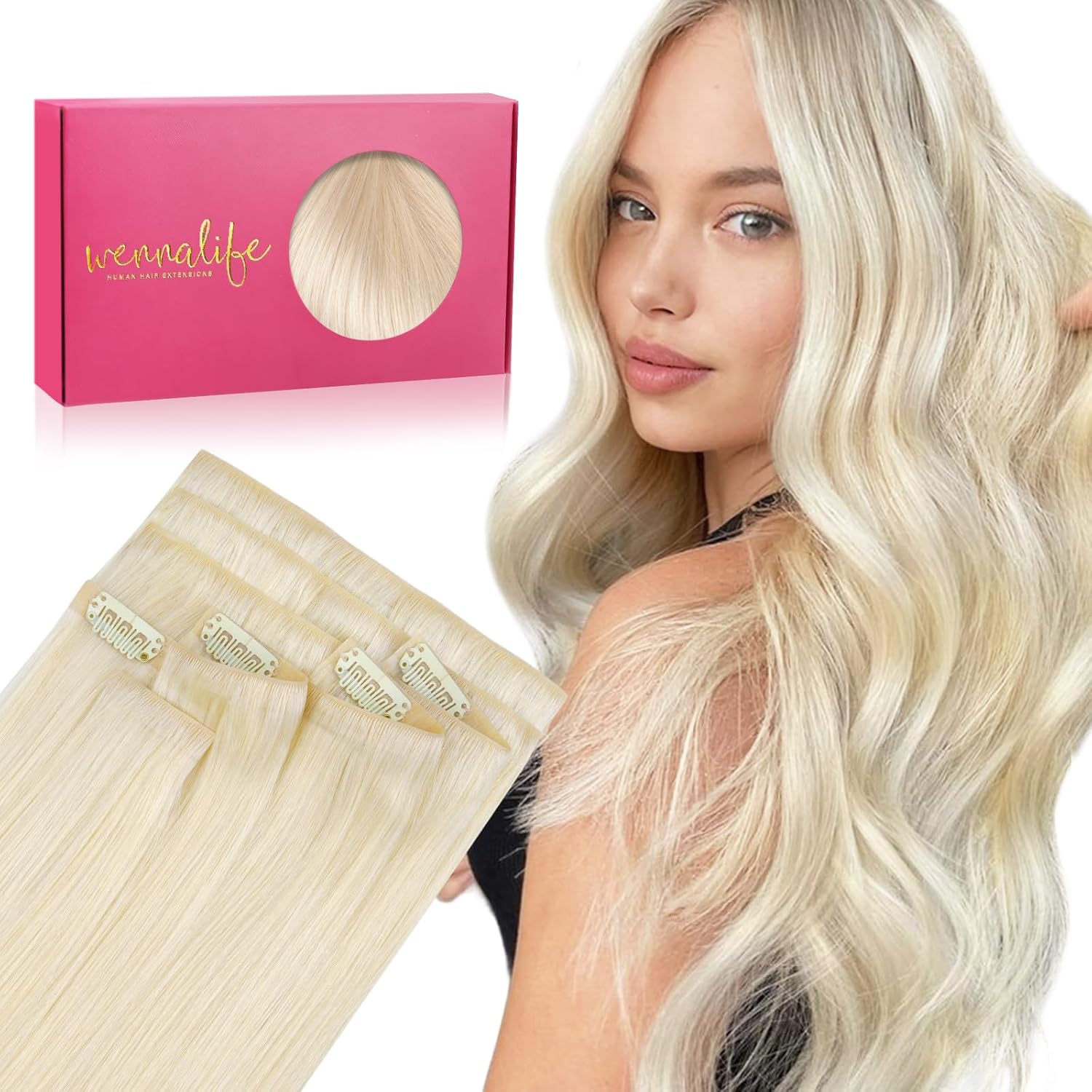 Thumbnail 6 de WENNALIFE Clip-In Hair Extensions, 14-Inch