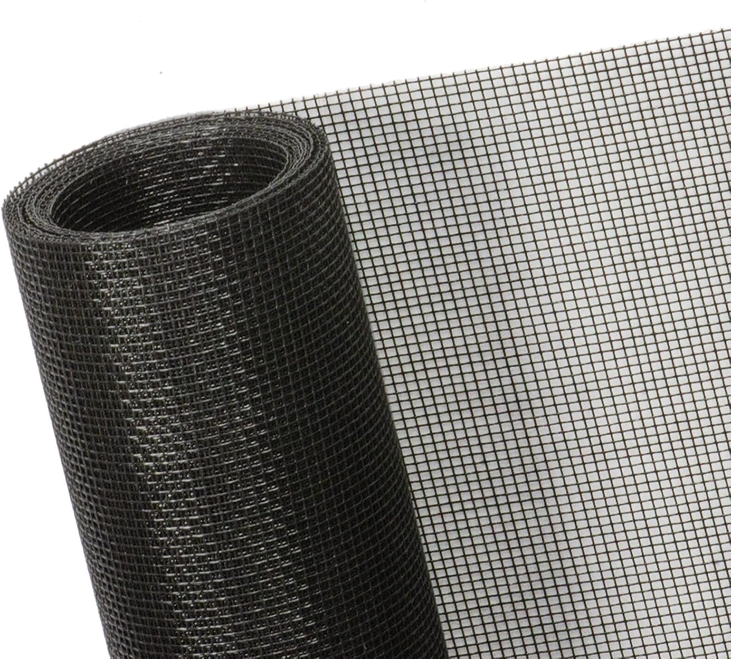 Detalle de TOOLTRIZ 48" x 118" Fiberglass Window and Door Screen Mesh, Charcoal