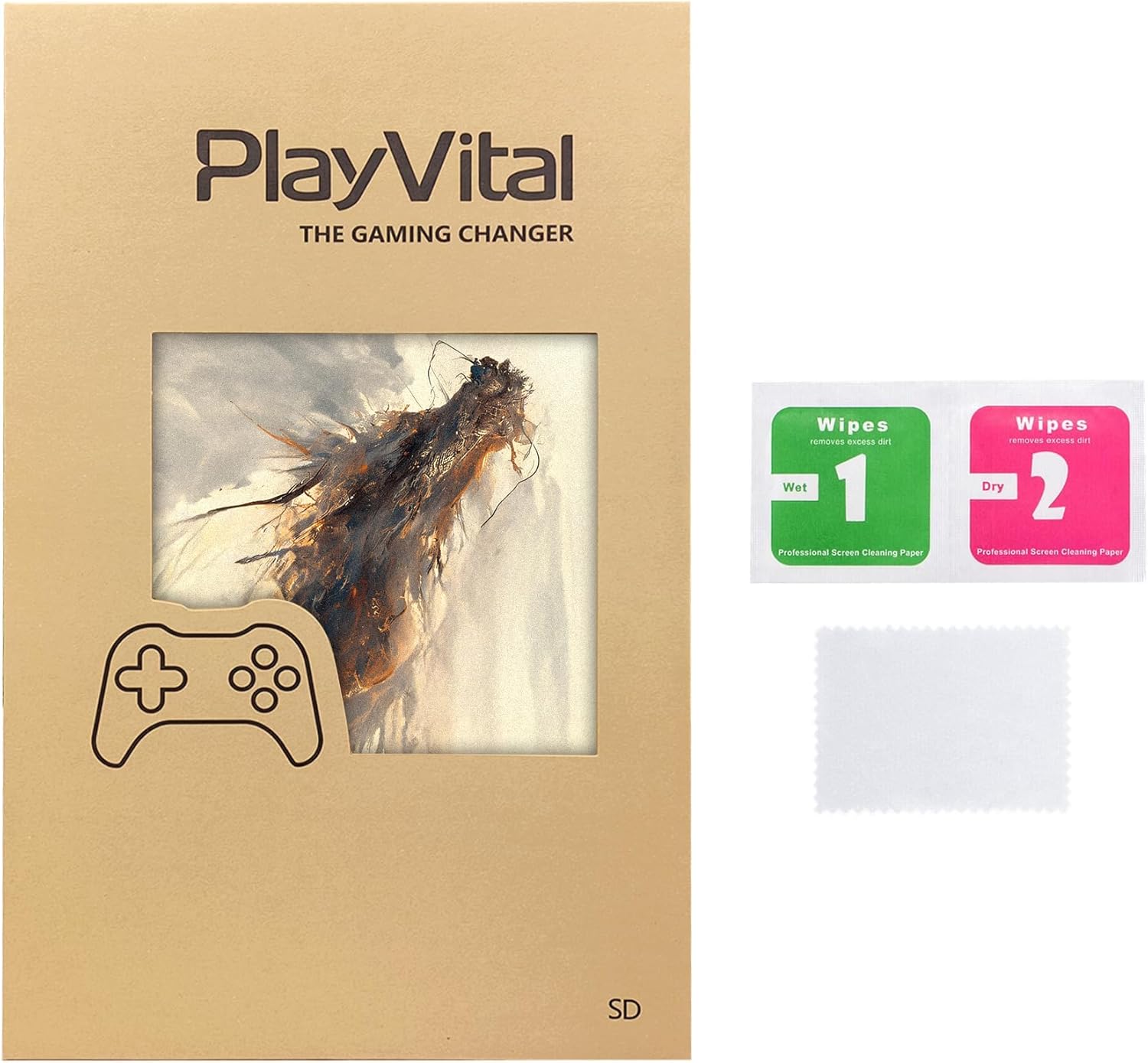 Thumbnail 6 de playvital Custom Stickers for Steam Deck LCD — Full Set Protective Skin Decal (Cloudwalker’s Encounter)