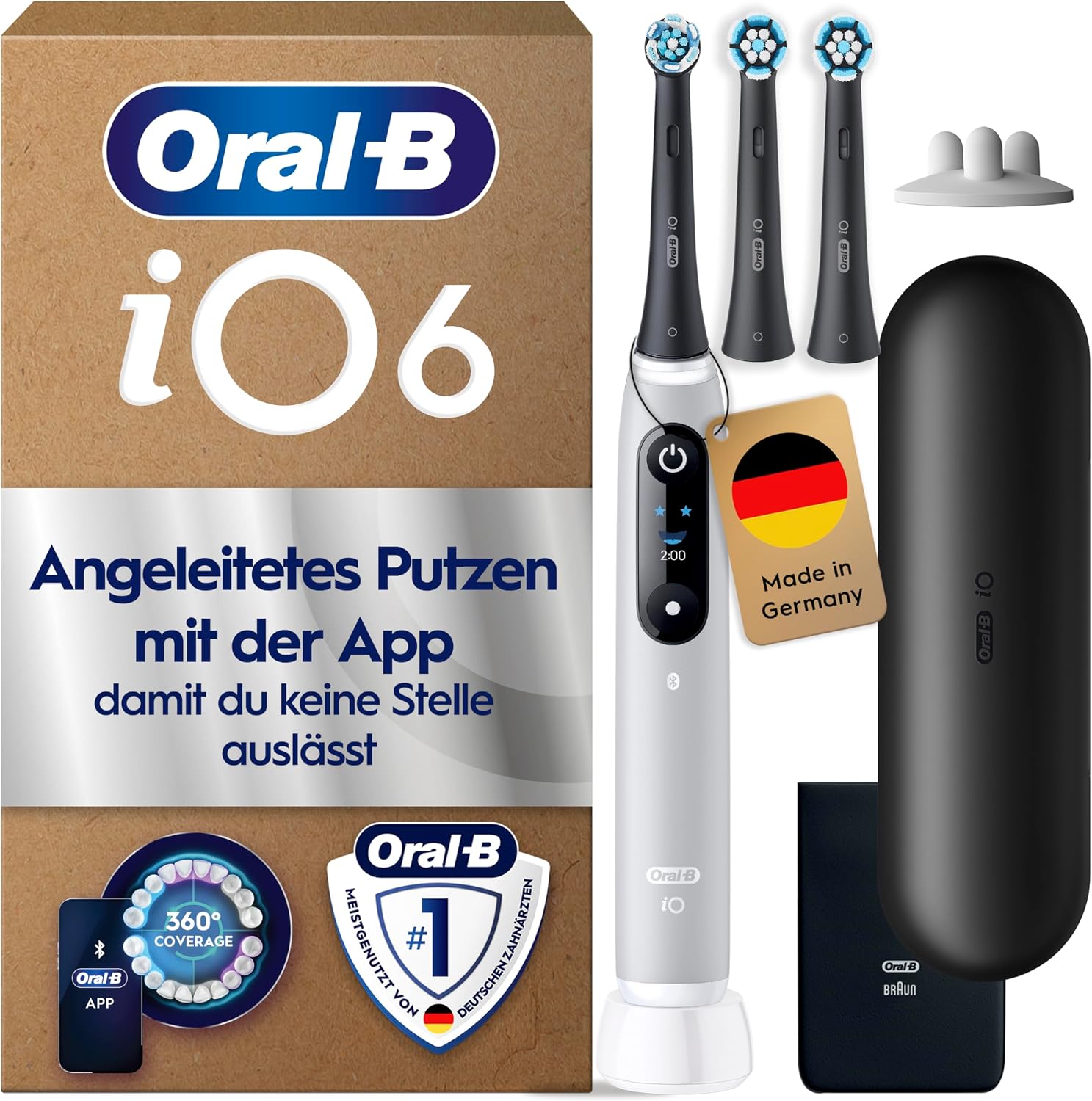 Detalle de Oral‑B iO Series 6 Plus Sensitive Edition elektrische Zahnbürste