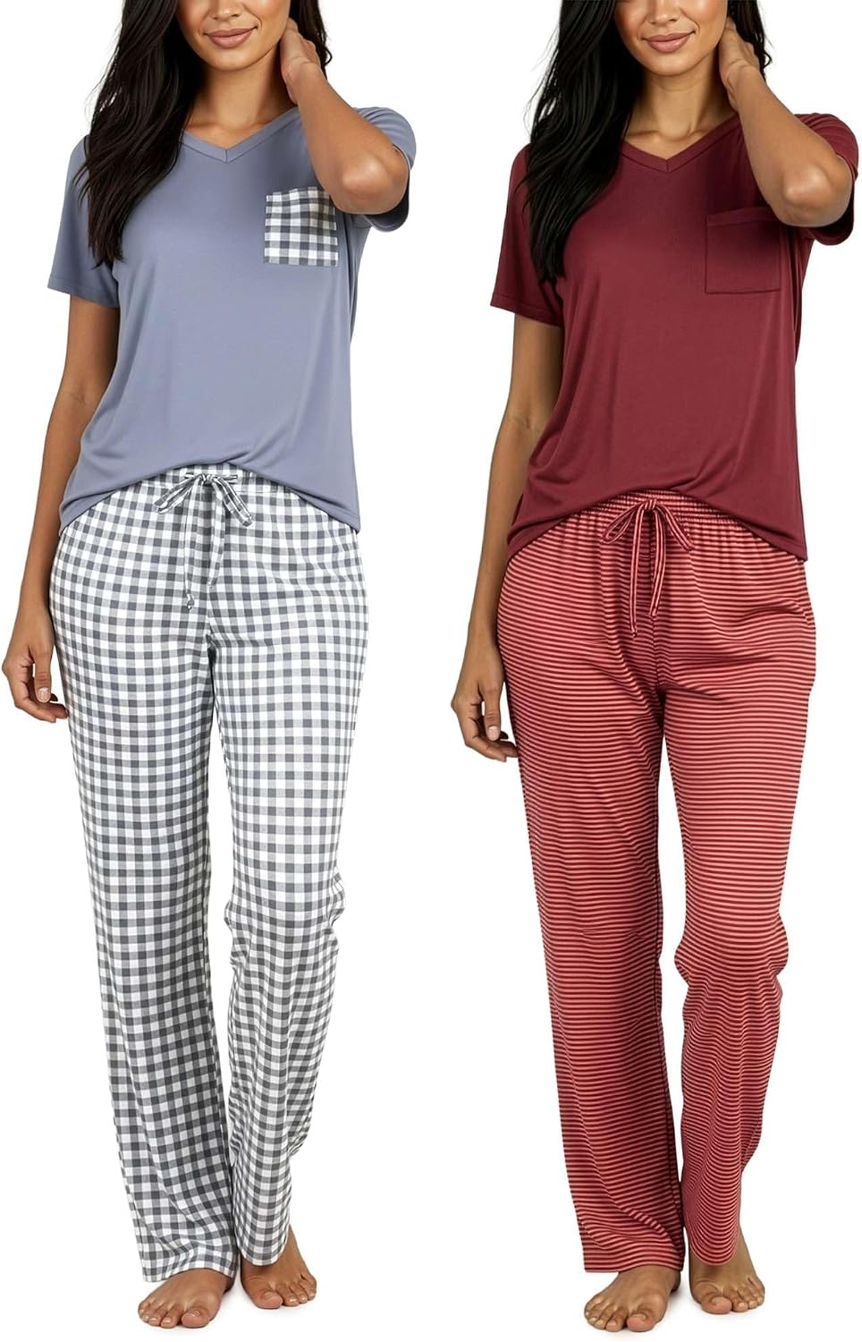 Detalle de Women's Pajama Sets with 5% Spandex