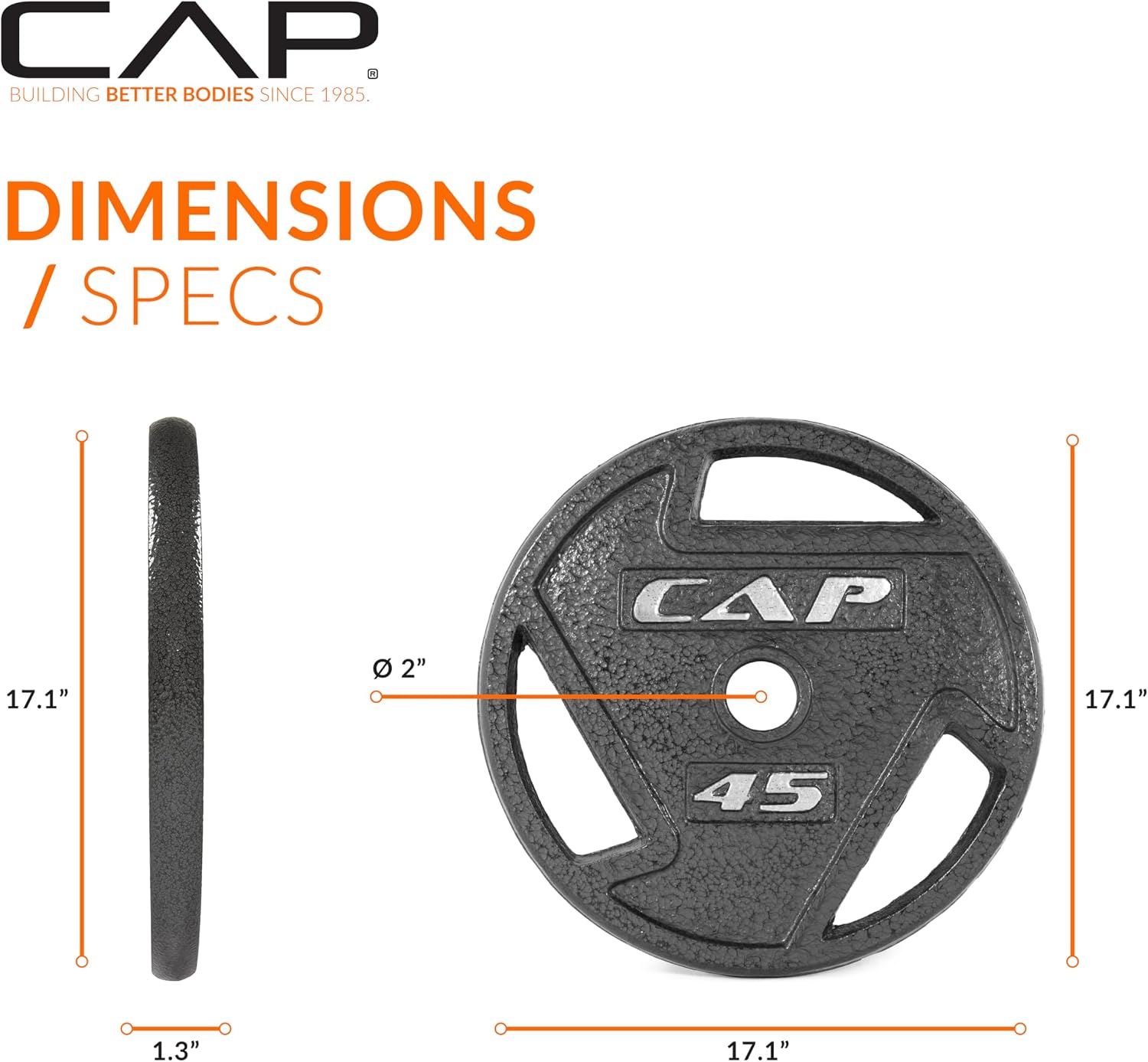 Detalle 2 de CAP Barbell 2-Inch Weight Plate ๐