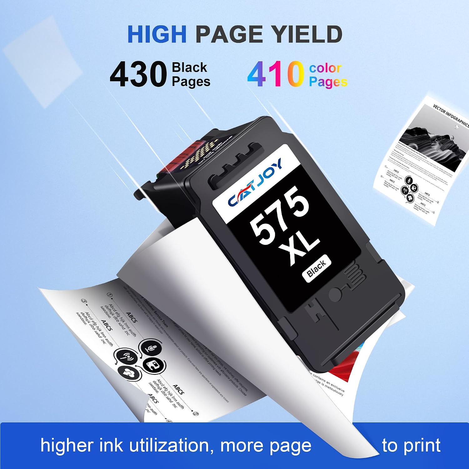 Thumbnail 2 de CATJOY PG-575XL CL-576XL ink cartridges